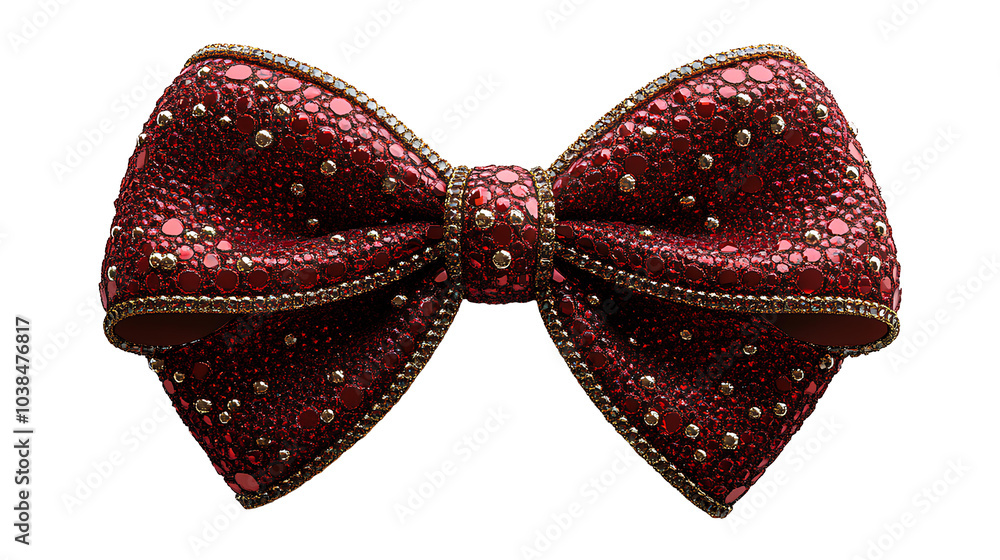Sparkling Christmas bow PNG, top view, isolated on transparent background. Shiny and decorative bow with glittery texture, perfect for gift wrapping, holiday decorations, or festive digital designs Sparkling Christmas bow PNG, top view, isolated on transparent background. Shiny and decorative bow with glittery texture, perfect for gift wrapping, holiday decorations, or festive digital designs