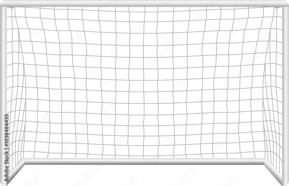 Football Futsal Goal Net Vector Ilustration Football Futsal Goal Net Vector Ilustration