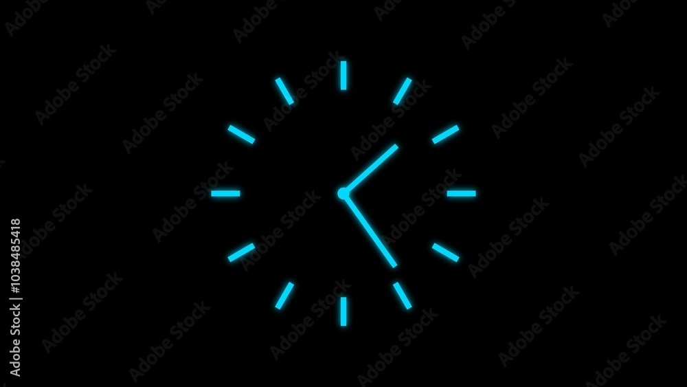 Vector Wall Office Clock Face Set. Black and White Dial, Clock Hands Closeup Isolated. 4k Vector Wall Office Clock Face Set. Black and White Dial, Clock Hands Closeup Isolated. 4k