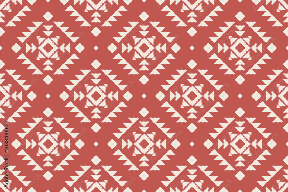 Beautiful ethnic tribal pattern rug. Aztec seamless pattern. fabric folk embroidery. Ikat style. for carpet, clothing, batik, motif. Beautiful ethnic tribal pattern rug. Aztec seamless pattern. fabric folk embroidery. Ikat style. for carpet, clothing, batik, motif.