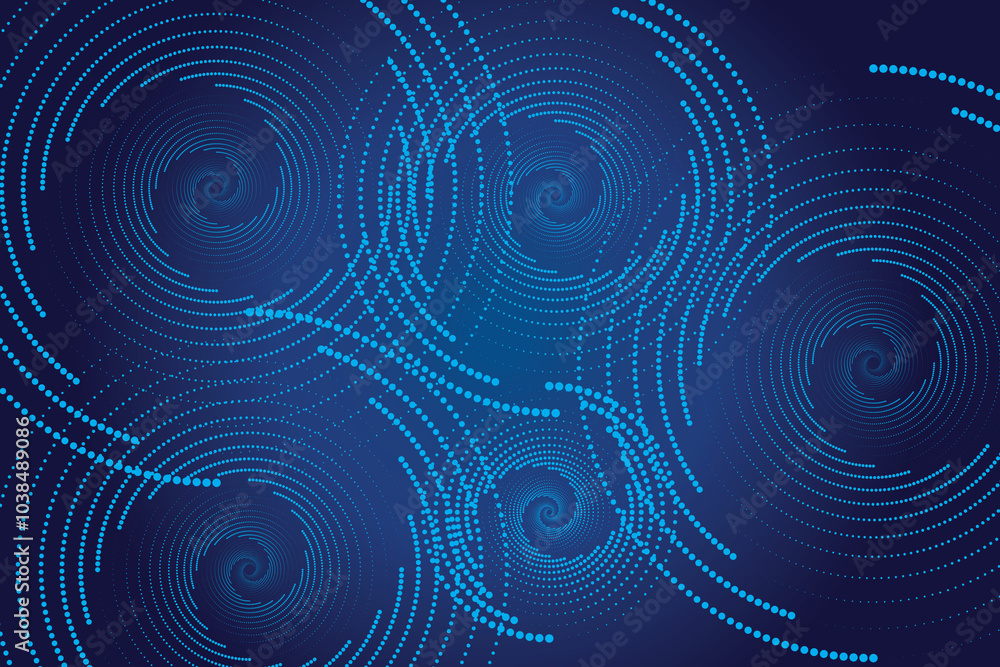 abstract blue background with circles abstract blue background with circles