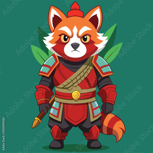 Photos red panda worrier