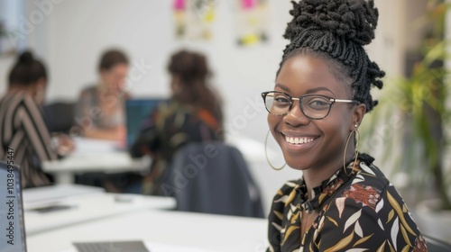 Successful Female Entrepreneur in Diverse Work Environment