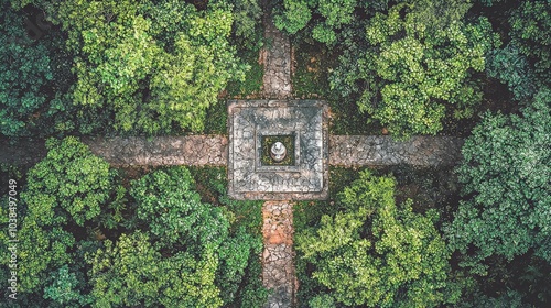 Baroque Garden Aerial