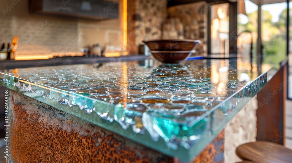 Recycled Glass: Glass can be endlessly recycled without quality loss. Used in countertops, tiles, and packaging, it helps reduce waste and conserve energy.
Recycled Glass: Glass can be endlessly recycled without quality loss. Used in countertops, tiles, and packaging, it helps reduce waste and conserve energy.