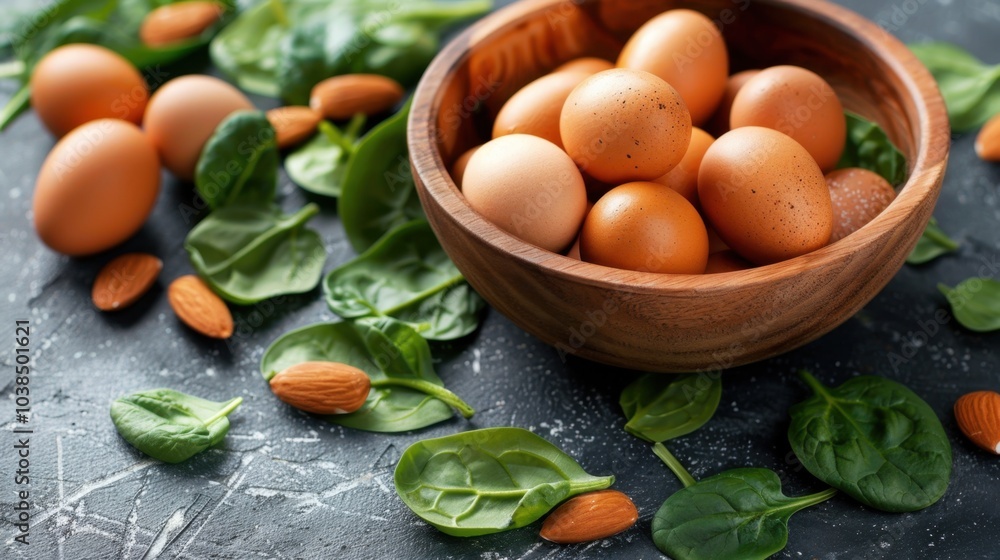 Vitamin B7 (Biotin): Essential for metabolizing fats, carbs, and proteins, biotin supports healthy hair, skin, and nails. Found in eggs, almonds, spinach, and sweet potatoes.
Vitamin B7 (Biotin): Essential for metabolizing fats, carbs, and proteins, biotin supports healthy hair, skin, and nails. Found in eggs, almonds, spinach, and sweet potatoes.
