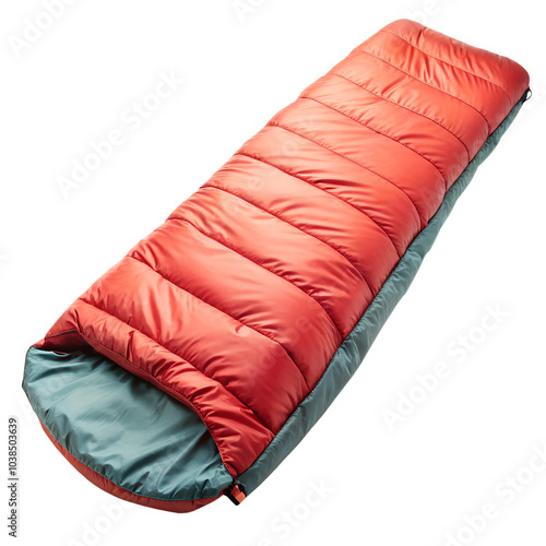 Sleeping bag isolated on a white background