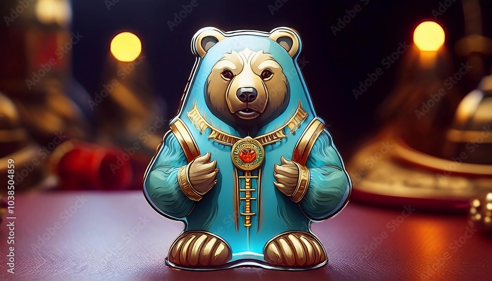logo icon - red cosmic galaxy bear illustration logo icon - red cosmic galaxy bear illustration