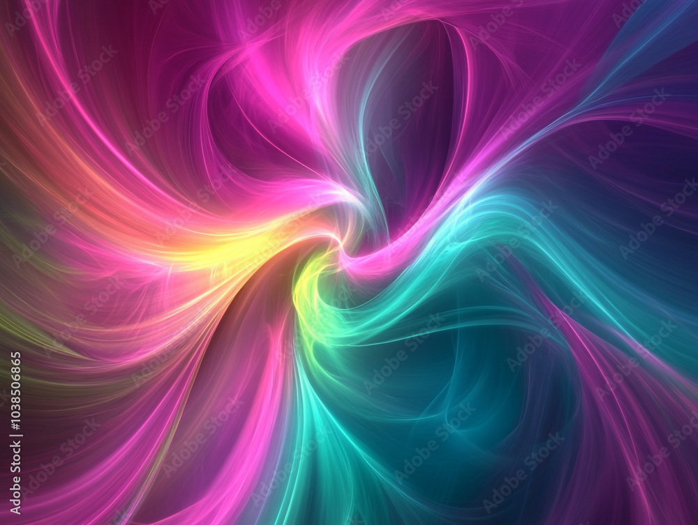 Obraz premium Colorful spiral background