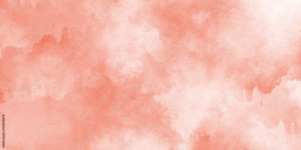 Fototapeta premium Abstract colorful fantasy light red, pink and yellow shades watercolor background. web design and for making painting, grunge stylist pink or brown paper texture, 
