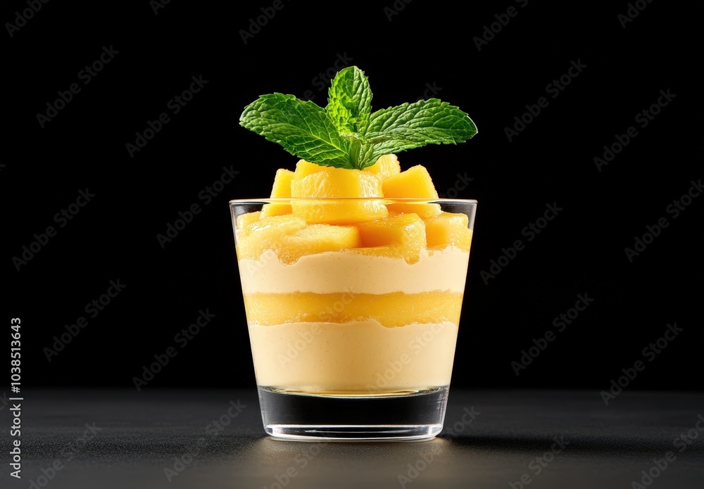 Refreshing tropical fruit dessert Refreshing tropical fruit dessert