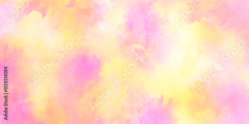 Abstract bright and shinny lovely soft color watercolor background, Colorful and bright watercolor background texture with watercolor splashes, Abstract hand drawn watercolor drawing on a paper.