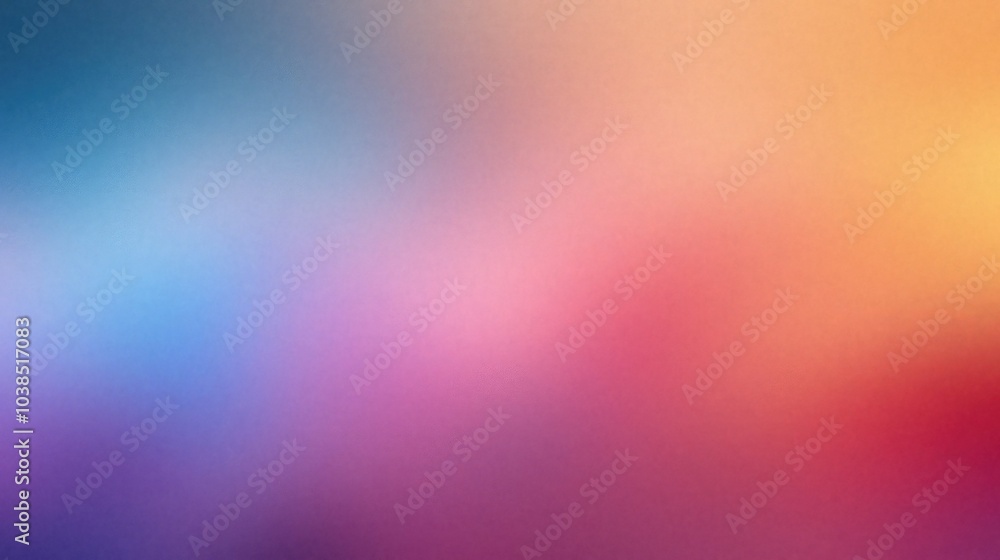 Abstract blurred background with blue, pink, and orange gradient. Abstract blurred background with blue, pink, and orange gradient.
