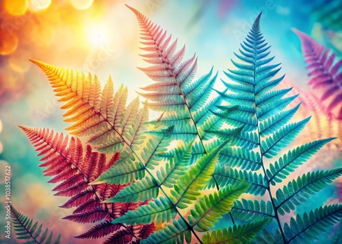 Exploring double exposure photography of ferns combined with linear botanical elements and leaf vector illustrations to create inspiring nature-themed design concepts.