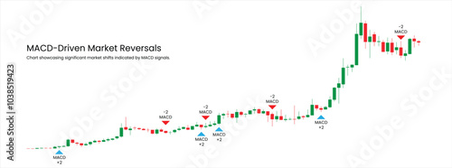 Market Reversal Analysis with MACD Indicators, Stock Signal, Buy Signal, Sell Signal
