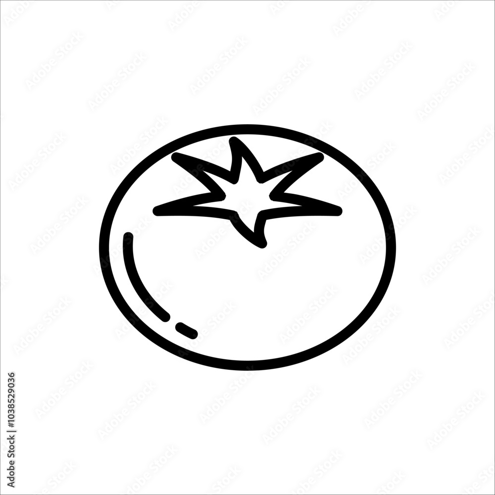 Tomato icon. Tomato vector illustration for web design, isolated on white background.
Tomato icon. Tomato vector illustration for web design, isolated on white background.