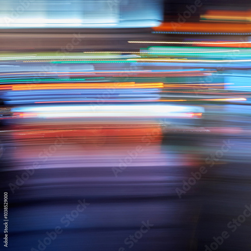 Staircase steps concrete industrial multi-colored photo. movement is life. Speed ​​motion blur background