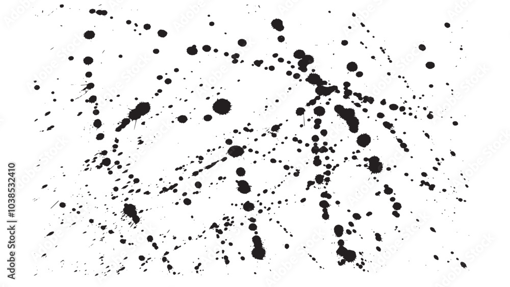 Splashes of black paint on white background, grunge style, ink blots, splashes of black paint, dirty grunge splash stains, black graffiti inkblot spots with dusty speckle effect, pattern of ink fading Splashes of black paint on white background, grunge style, ink blots, splashes of black paint, dirty grunge splash stains, black graffiti inkblot spots with dusty speckle effect, pattern of ink fading
