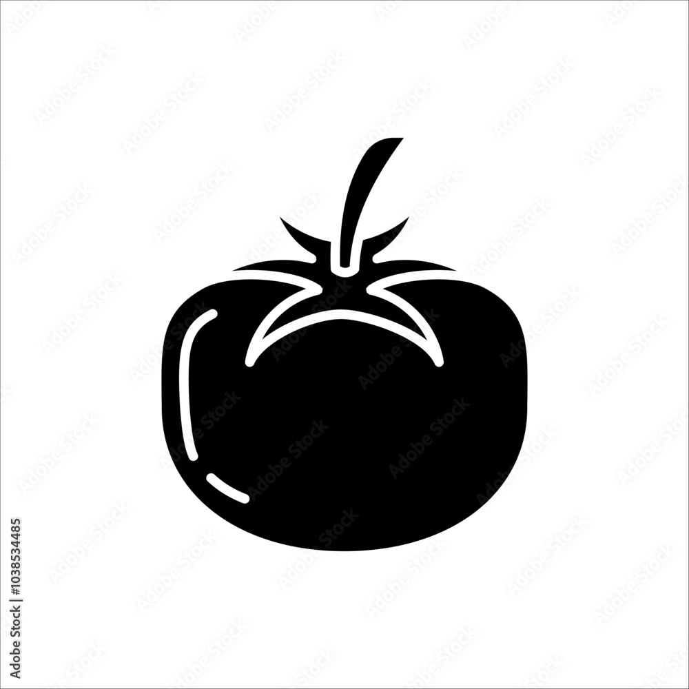 Tomato vegetable icon. Vector illustration for mobile concept and web design. Symbol, logo illustration. Vector graphics Tomato vegetable icon. Vector illustration for mobile concept and web design. Symbol, logo illustration. Vector graphics