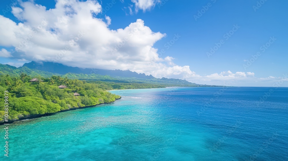 Breathtaking tropical island paradise Breathtaking tropical island paradise