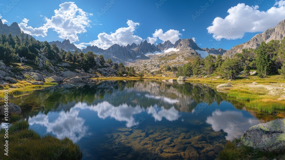 Mountain Lake Reflection Mountain Lake Reflection