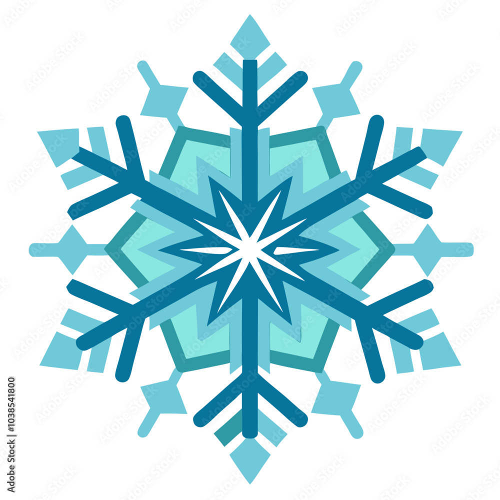 a stylized illustration of a snowflake. It features a symmetrical design with six main branches, each branching out into smaller, angular shapes a stylized illustration of a snowflake. It features a symmetrical design with six main branches, each branching out into smaller, angular shapes