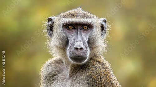 Tapety artystyczne Baboon Portrait