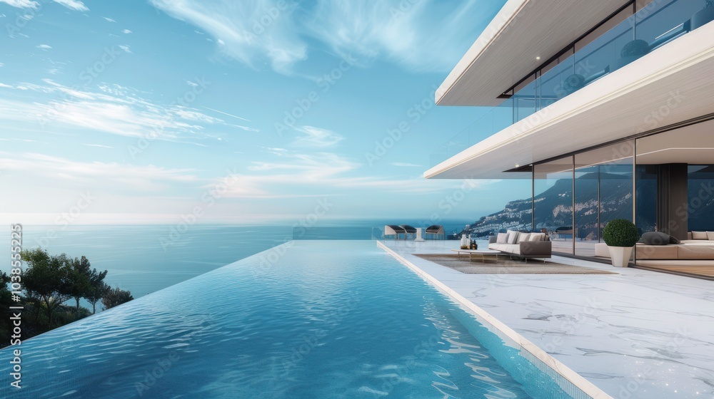 Modern Villa with Infinity Pool overlooking Ocean Modern Villa with Infinity Pool overlooking Ocean