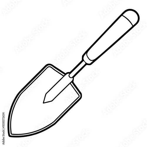 shovel isolated on white