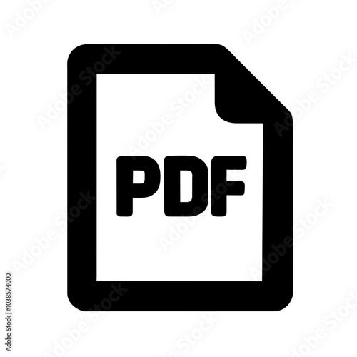 Icon symbolizing Portable Document Format files