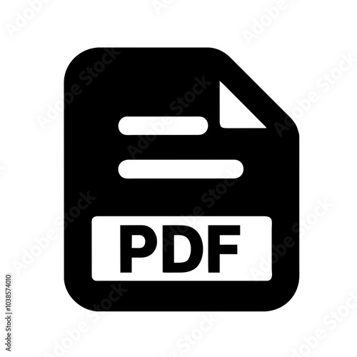 Icon symbolizing Portable Document Format files