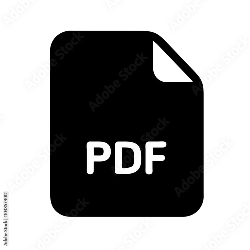 Icon symbolizing Portable Document Format files