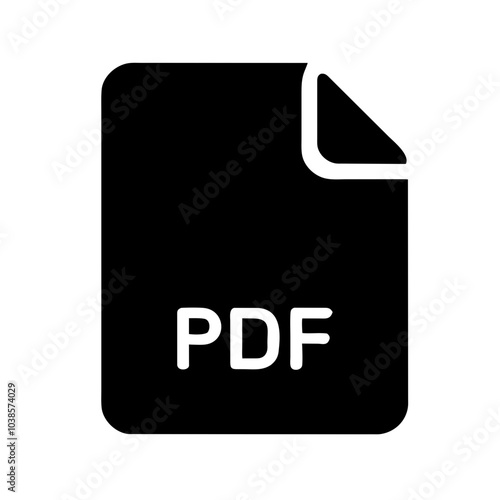 Icon symbolizing Portable Document Format files