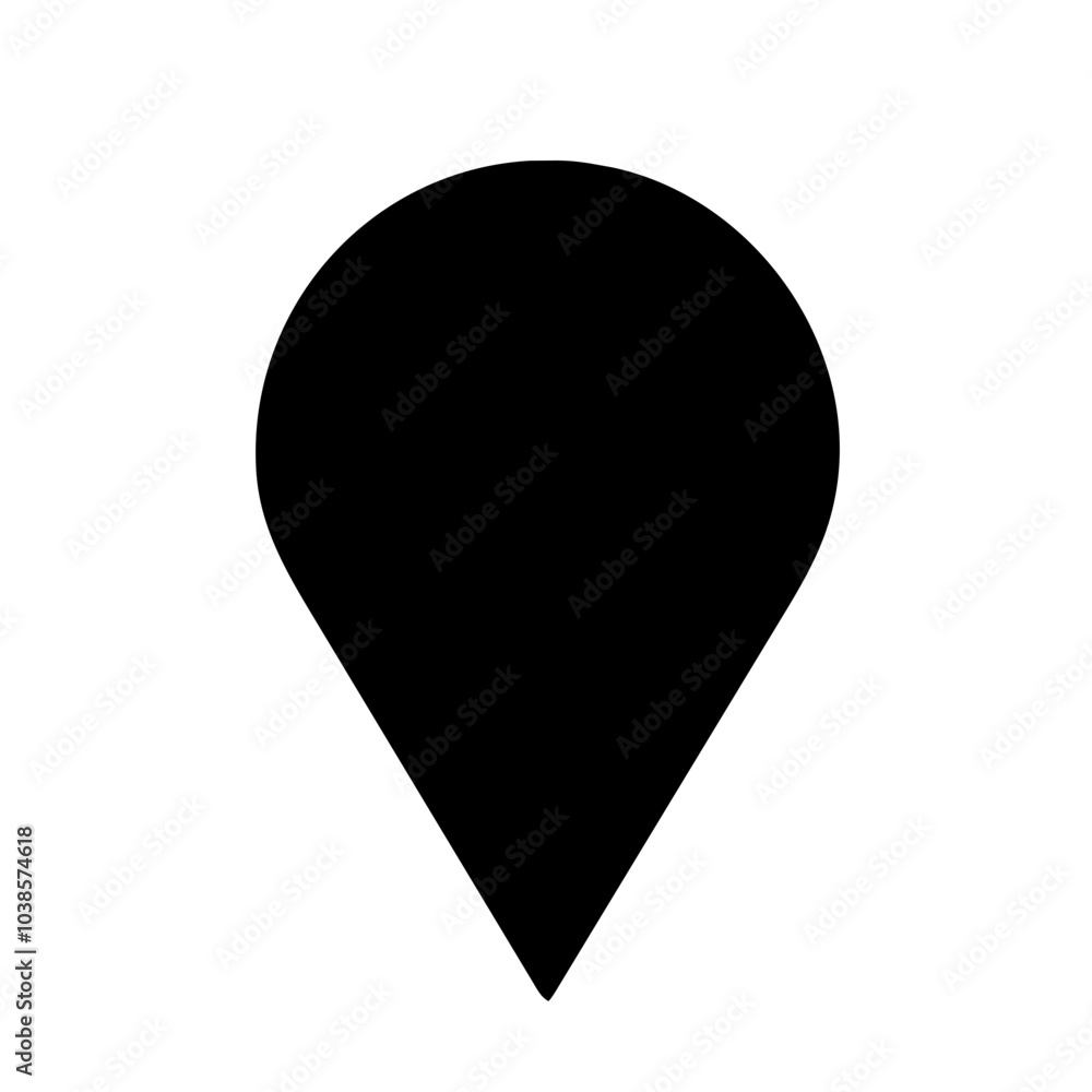 Icon used for marking or saving locations Icon used for marking or saving locations