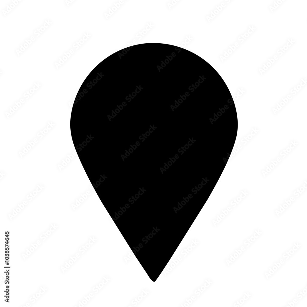 Icon used for marking or saving locations Icon used for marking or saving locations