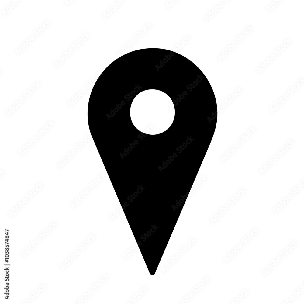 Icon used for marking or saving locations Icon used for marking or saving locations