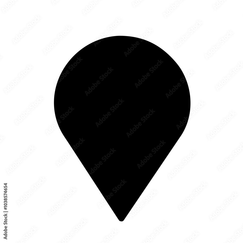 Icon used for marking or saving locations Icon used for marking or saving locations