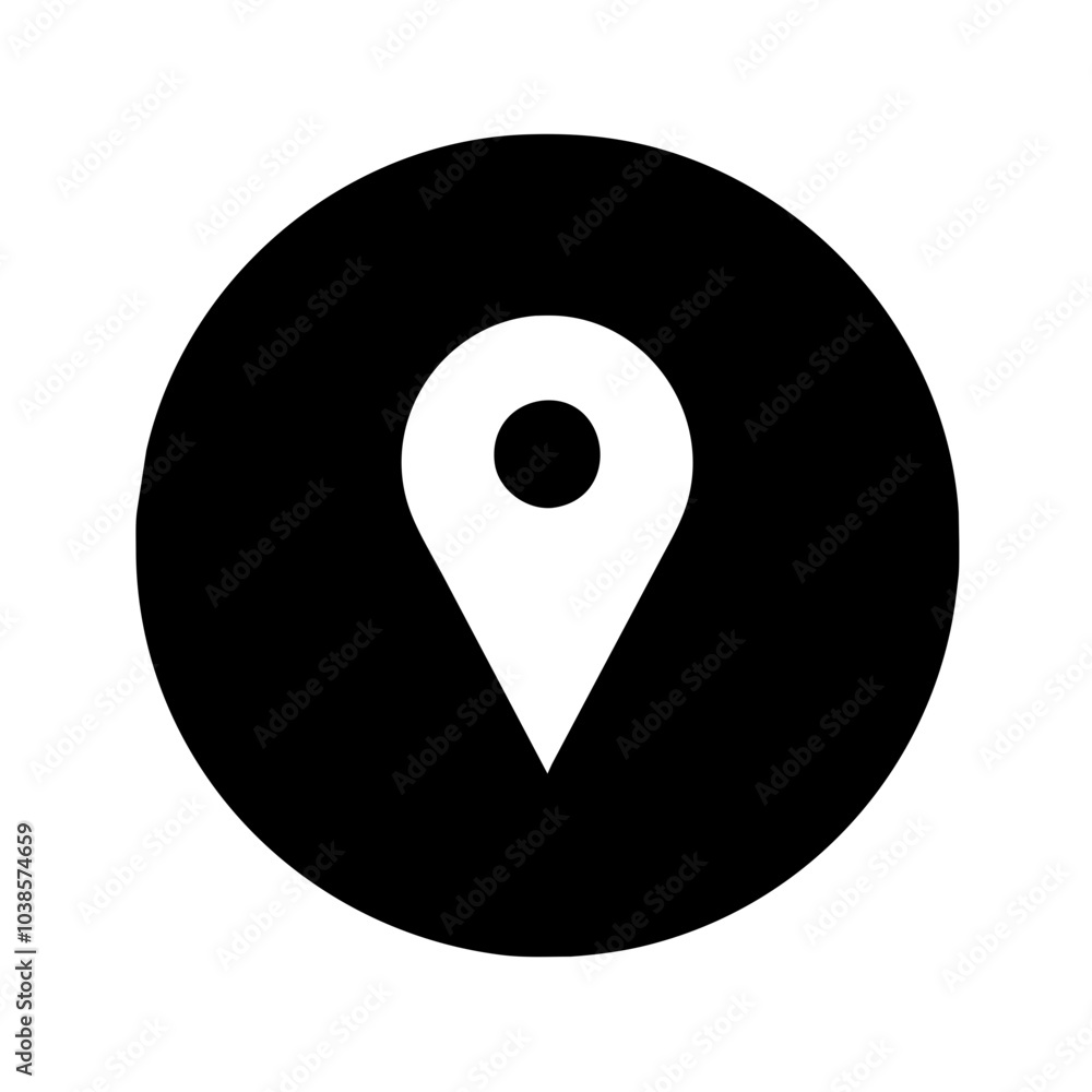 Icon used for marking or saving locations Icon used for marking or saving locations