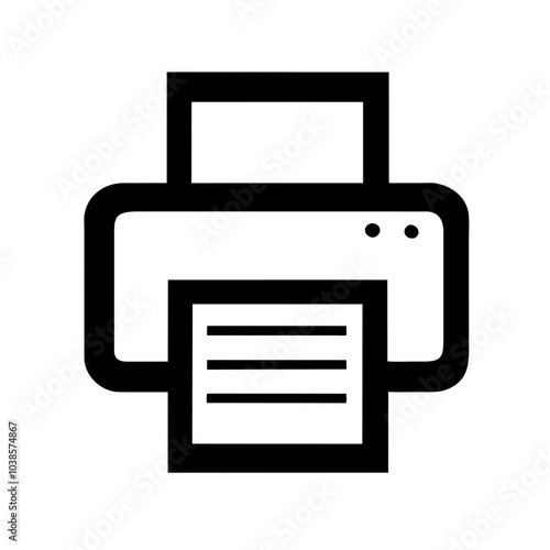 Icon for document printing actions