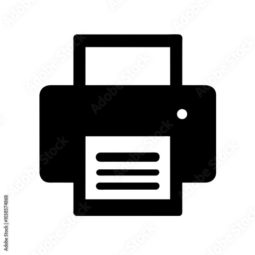 Icon for document printing actions