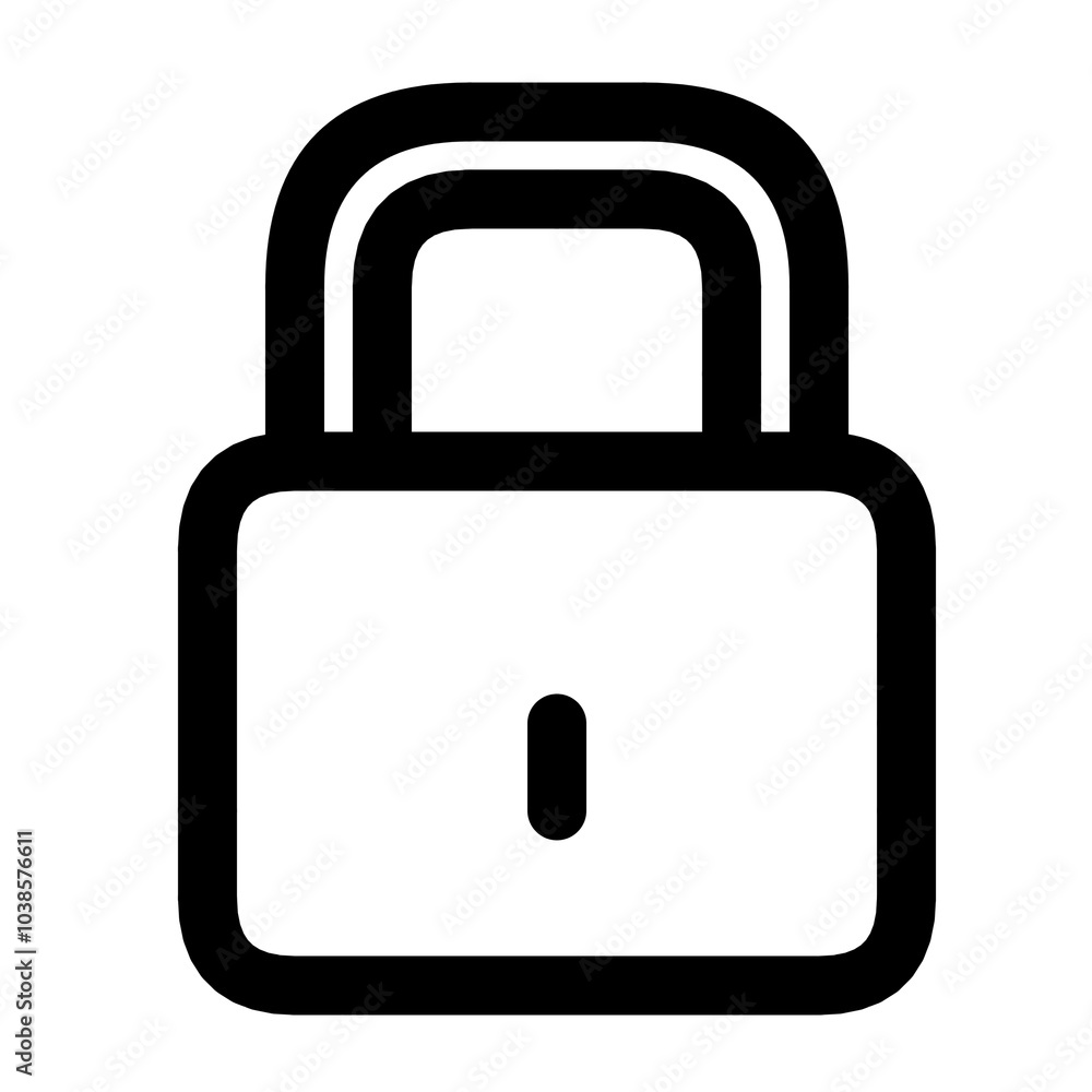 lock icon isolated on white background lock icon isolated on white background