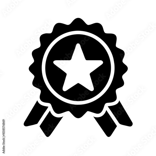Symbol indicating product or service excellence