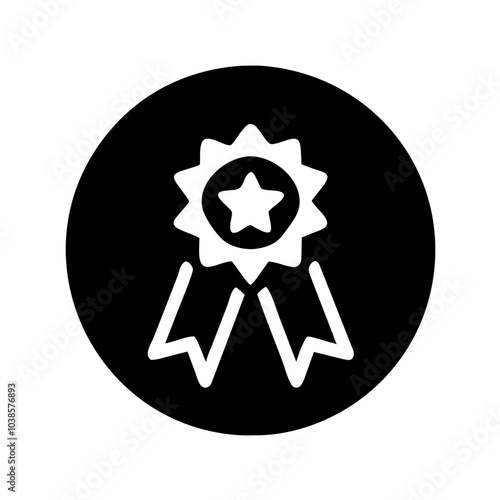 Symbol indicating product or service excellence