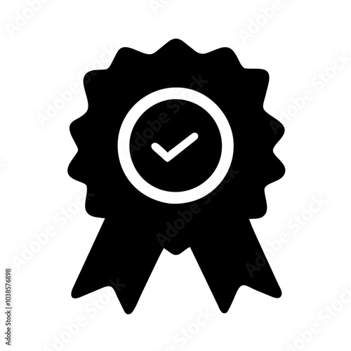Symbol indicating product or service excellence