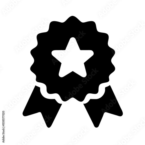 Symbol indicating product or service excellence