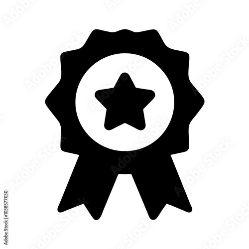 Symbol indicating product or service excellence