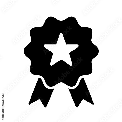 Symbol indicating product or service excellence