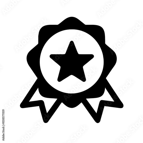 Symbol indicating product or service excellence