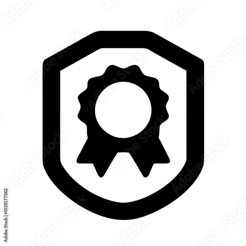 Symbol indicating product or service excellence