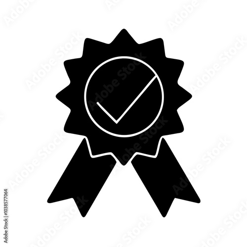 Symbol indicating product or service excellence